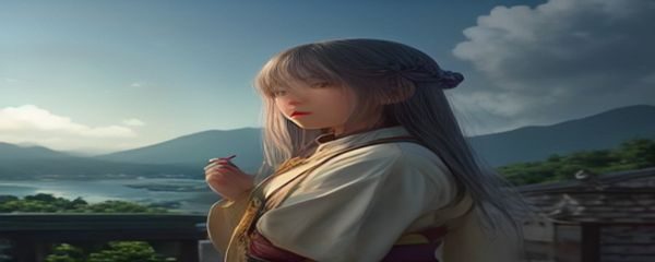 h游戏精品剧情RPG封面，玫红渐变夜城背景下主角立绘，画面细腻唯美，展现h游戏的叙事深度